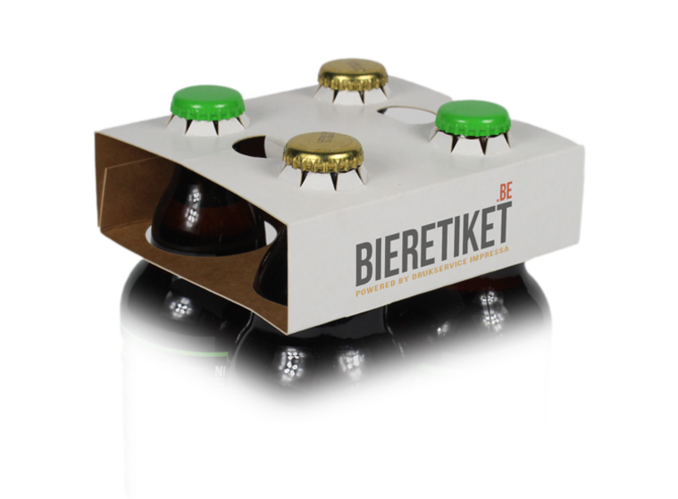 Bierclip 4 flesjes